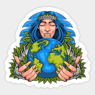 Mother earth Sticker